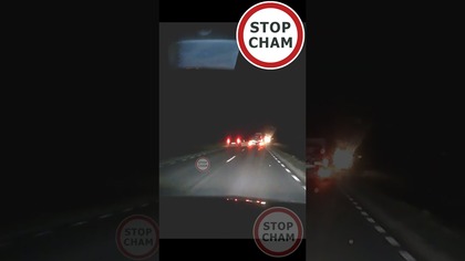Wyprzedzanie na czołówkę - mistrz wyprzedzania.  #stopcham #dashcam