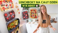 ZROBIŁAM LUNCHBOXY W 15 MINUT NA CAŁY DZIEŃ / W tym 2 ciasta 