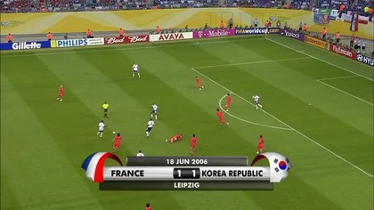 MŚ Niemcy 2006 - Francja-Korea Południowa 1:1 (18. 06. 2006)