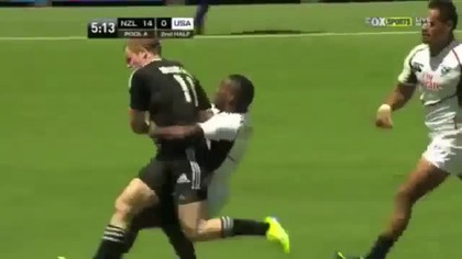 Sprinter wymiata w rugby