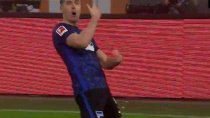 Krzysztof Piątek - wreszcie strzela - Augsburg 0-3 Hertha Berlin (2020. 11. 07)