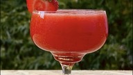Margarita Truskawkowa - pyszna, tania i szybka - idealny drink na lato #mójbar #drinki #margarita
