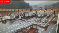 LiveLeak - Crazy Accident at the Toll Plaza Brazil