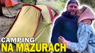 Pod namioty na Mazury ! Ciężka i zimna noc !