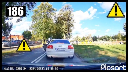 Widzisz, jakiś poj***ny typ w Audi A8