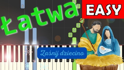  Zaśnij Dziecino - Piano Tutorial (łatwa wersja)  NUTY W OPISIE 