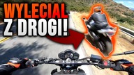 Motocyklista Wyleciał z Drogi przy dużej prędkości! - Motocykliści VS Ludzie