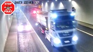 Przegapił zjazd i jechał tunelem pod prąd na S7.  STOP PIRAT