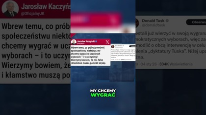 Tusk odpowiada na zarzuty Sakiewicza: Wygramy w uczciwych wyborach! #shorts