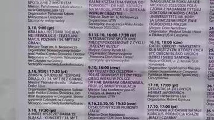 Cieszyn tabela atrakcji skorumpowanego miasta