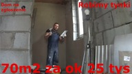 Dom 70m2 za ok 25 tys.  Robimy tynki.  Dom na zgłoszenie, Zrób to sam, Dom bez kredytu #22 #pawełwag