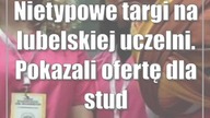 Nietypowe targi na lubelskiej uczelni.  Pokazali ofertę dla studentów