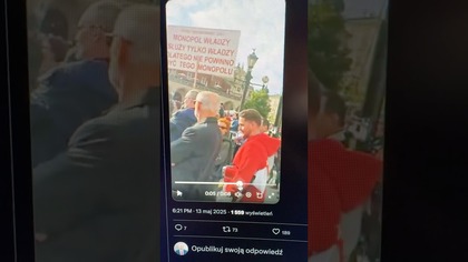 Radni PO z całej Polski robią za tłum u Trzaskowskiego na wiecach