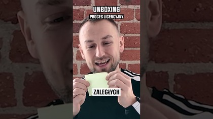 UNBOXING PROCES LICENCYJNY #unboxing #unboxingvideo #piłkanożna