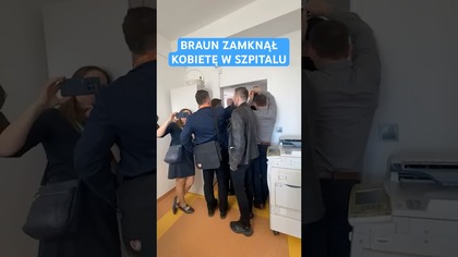 GRZEGORZ BRAUN UWIĘZIŁ LEKARKĘ W SZPITALU.  GROZIŁ, WYZYWAŁ