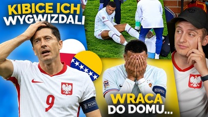 Kibice WYGWIZDALI POLAKÓW po meczu z Bośnią! Fatalny występ Lewandowskiego! Kontuzja Mbappe!