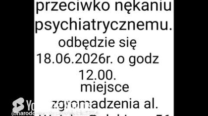 zapraszam na protest przeciwko nękaniu psychiatrycznemu w Zambrowie.