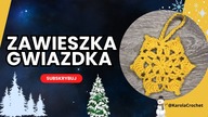 GWIAZDKA ZAWIESZKA NA SZYDEŁKU Z WŁÓCZKI #475