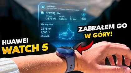 Testuję Huawei Watch 5 w górach i na bieżni! ft.  Garmin Fenix 8