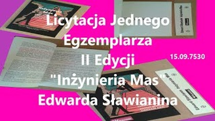Licytacja 1 Egzemplarza II Edycji Inzynieria Mas