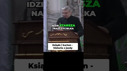 Ksiądz i karton historia z jazdy #pawlukiewicz