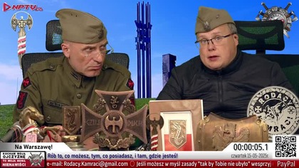 Na Warszawę.  Śr.  14. 5. 2025r.  W.  Olszański, M.  Osadowski Rodacy Kamraci NPTV.pl