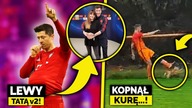 Lewandowski czeka na DRUGIE DZIECKO! Kopnął KURĘ na boisku i...