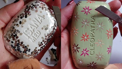 Soap Carving ASMR Relaxing Sounds no talking Satisfying ASMR Video