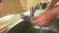 Balloon placed in the bottle - sucked into the bottle balloon