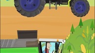 Tractor and Corn #Colorful Animation #Shorts - The Farmer and His Farm | A Short Story For #Kids