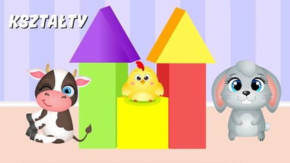 Kształty | Piosenka dla dzieci | Koło, kwadrat, trójkąt