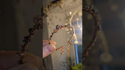 etapy powstawania bransoletki - miedzi