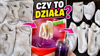 Wybielanie skarpet nadmanganianem potasu?! Sprawdziłam ten sposób | Jeśli mama Cię nie nauczyła...