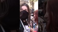 Uzbrojona AntyFa na pokojowej demonstracji