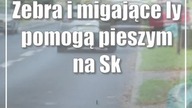 Zebra i migające lampy pomogą pieszym na Skowieszyńskiej