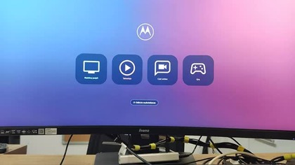 Motorola Ready For Podłączenie telefonu do monitora USB-C monitor 4K