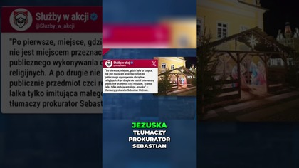 Skandal w Polsce: Prokurator broni profanacji szopki! Narasta nienawiść? #shorts