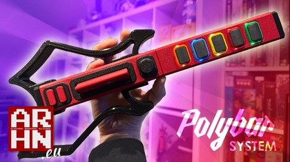Drukowana gitara do gier muzycznych - System Polybar | Archon Psuje