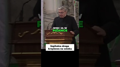 Szpitalna droga krzyżowa na wózku #pawlukiewicz