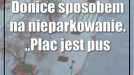 #Radzyń: Donice sposobem na nieparkowanie.  Plac jest pusty