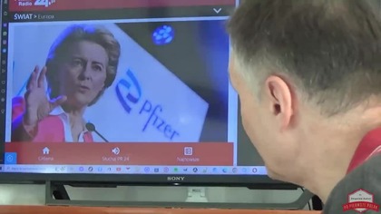 Z. Kękuś Niemka, szefowa KE U. von der Leyen, Pfizer i prokurator! J.  Kaczyński, PiSdo boju!