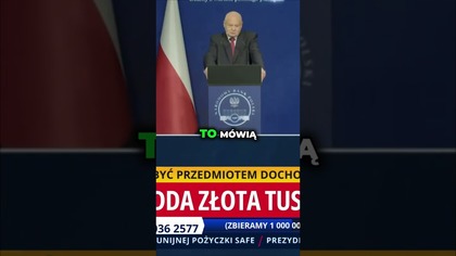 Złoto do Kijowa? Ostra ironia z ust Glapińskiego!