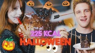 FIT CIASTO NA HALLOWEEN - POŁĄCZENIE BROWNIE Z SZARLOTKĄ