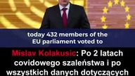 Europarlament właśnie przegłosował WAŻNOŚĆ CERTYFIKAT&Oacute;W SZCZEPIONKOWYCH DO WAKACJI 2023 ROKU.