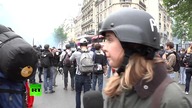 Francja: Reporterka zaatakowana przez protestanta
