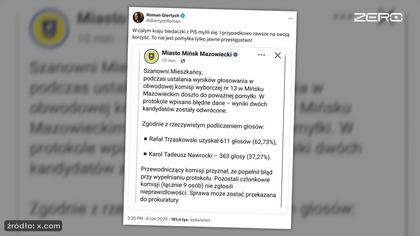MAZUREK; UNIEWAŻNIENIE WYBORÓW, ATAK GIERTYCHA I ANALIZA FAKTÓW