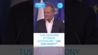 (Subskrybuj) Tusk OBURZONY pytaniem dziennikarki Jak pani może! #shorts