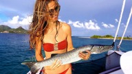 TORNADO and ...  BIG BARRACUDA! Sailing to Grenada