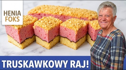 Ciasto Letnie  puszyste ciasto z truskawkami i masą serową! Prosty przepis!