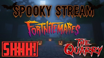  SPOOKY MIESIĄC Z PULSOMETREM  HORROR: SHHH!  FORTNITE  THE QUARRY  | Asasyn08 [NA ŻYWO]